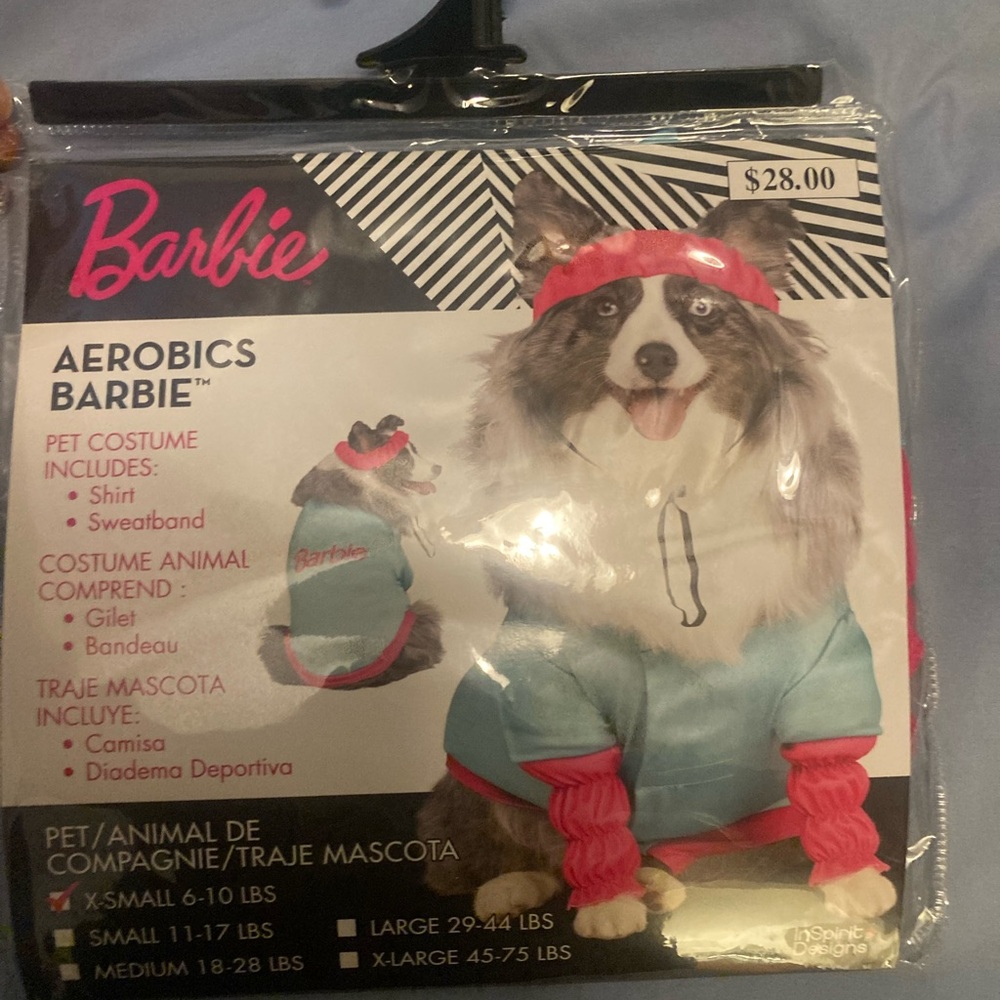 Barbie Blue and Pink Pet Costume